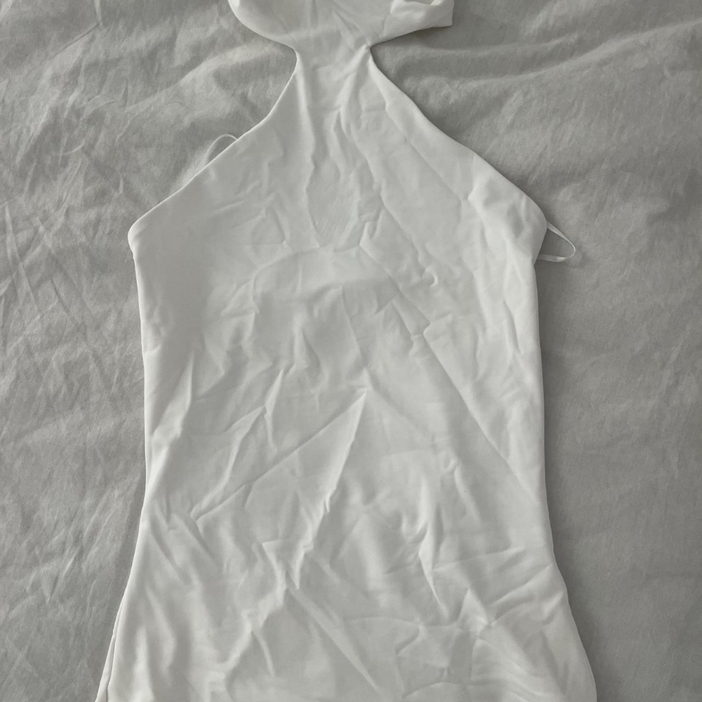 Zara White Crop-top